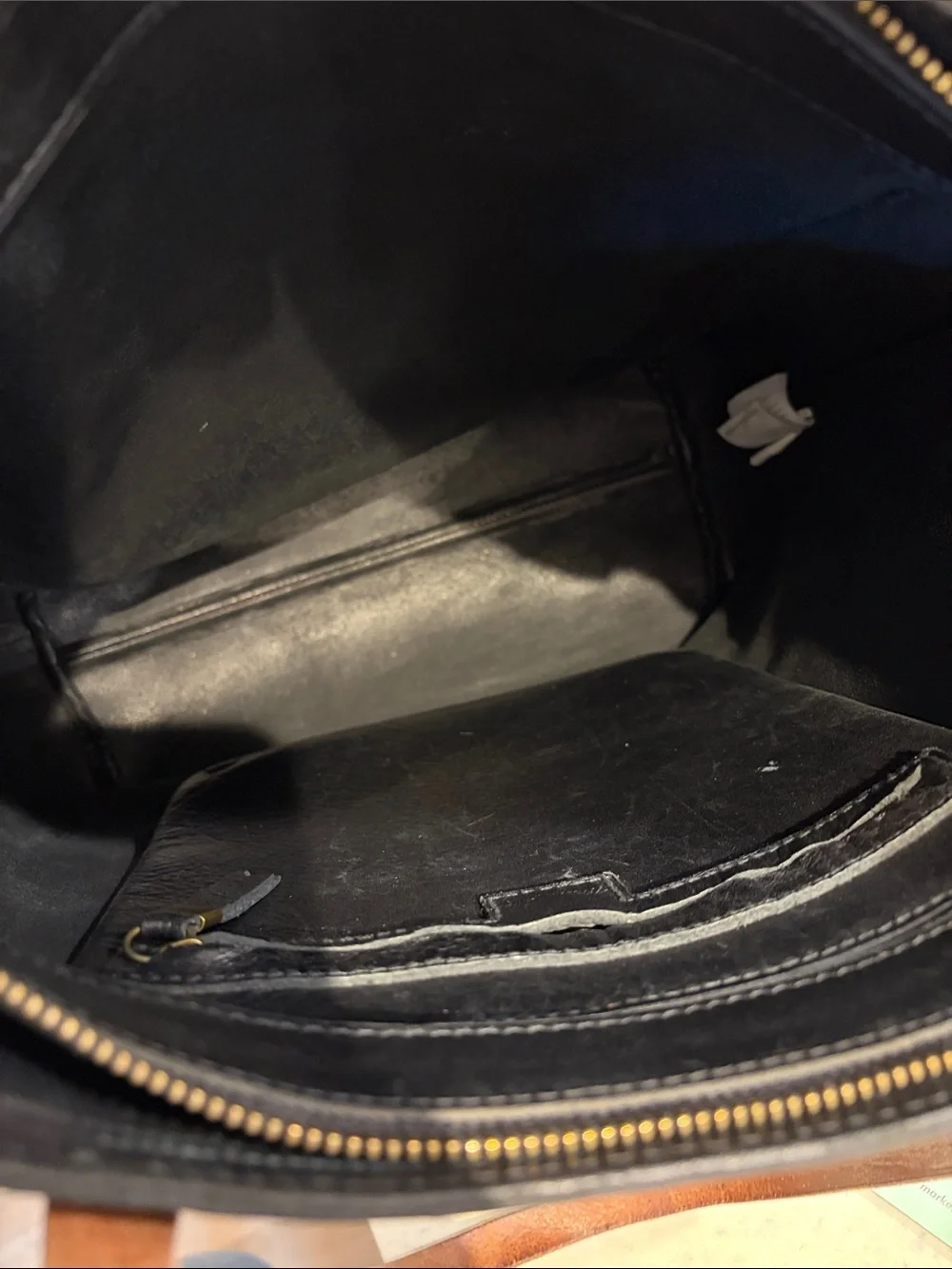 Zip-Top Medium Transport Tote by Madewell (B8) - Picture 4 of 9